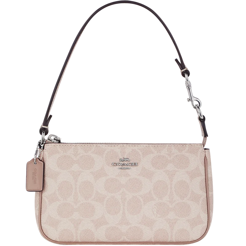 Coach Nolita 19 Shoulder Bag For Women Small Bag In Blocked Signature Canvas Women Clutch Bag Ladies Purses,CW426