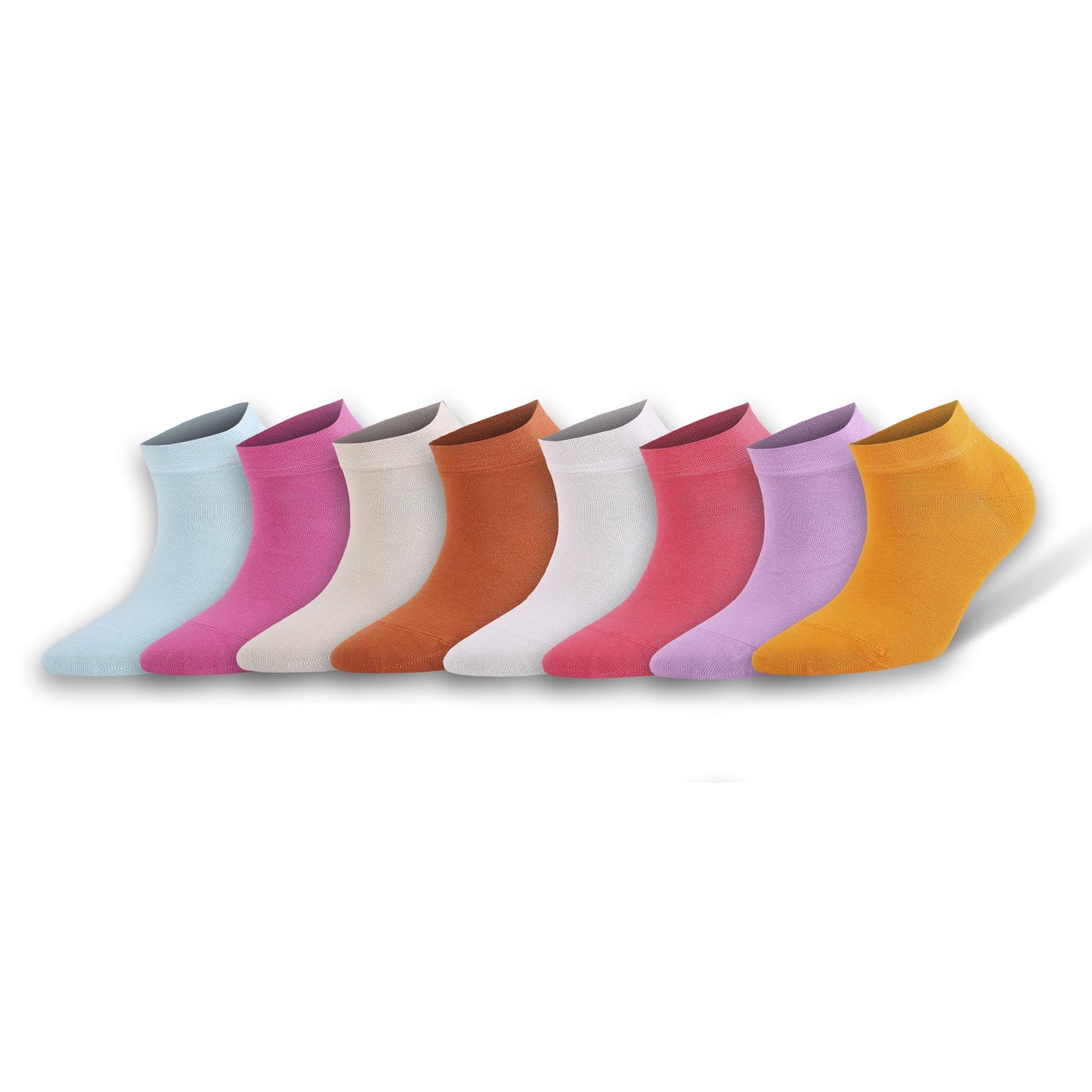 Bamboo Low Cut Ankle Socks for Women 8 Pairs Soft Thin Women Casual Socks with Gift Box