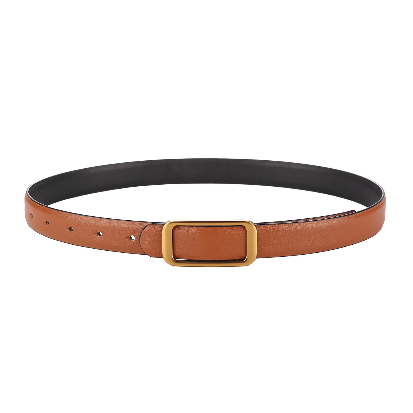 2025 New Luxury Double Sided Belt for Women 23mm Width Designer Fashion Belt Versatile Elegant and Stylish Accessory