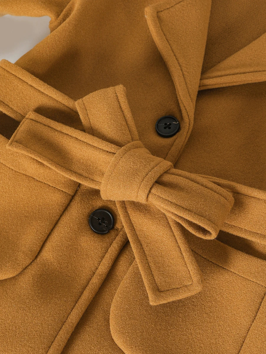 Baby Girl Fleece Hooded Jacket Solid Color Long Sleeve Zip Up Coat with Pockets and Ears Warm Winter Outwear for Infant
