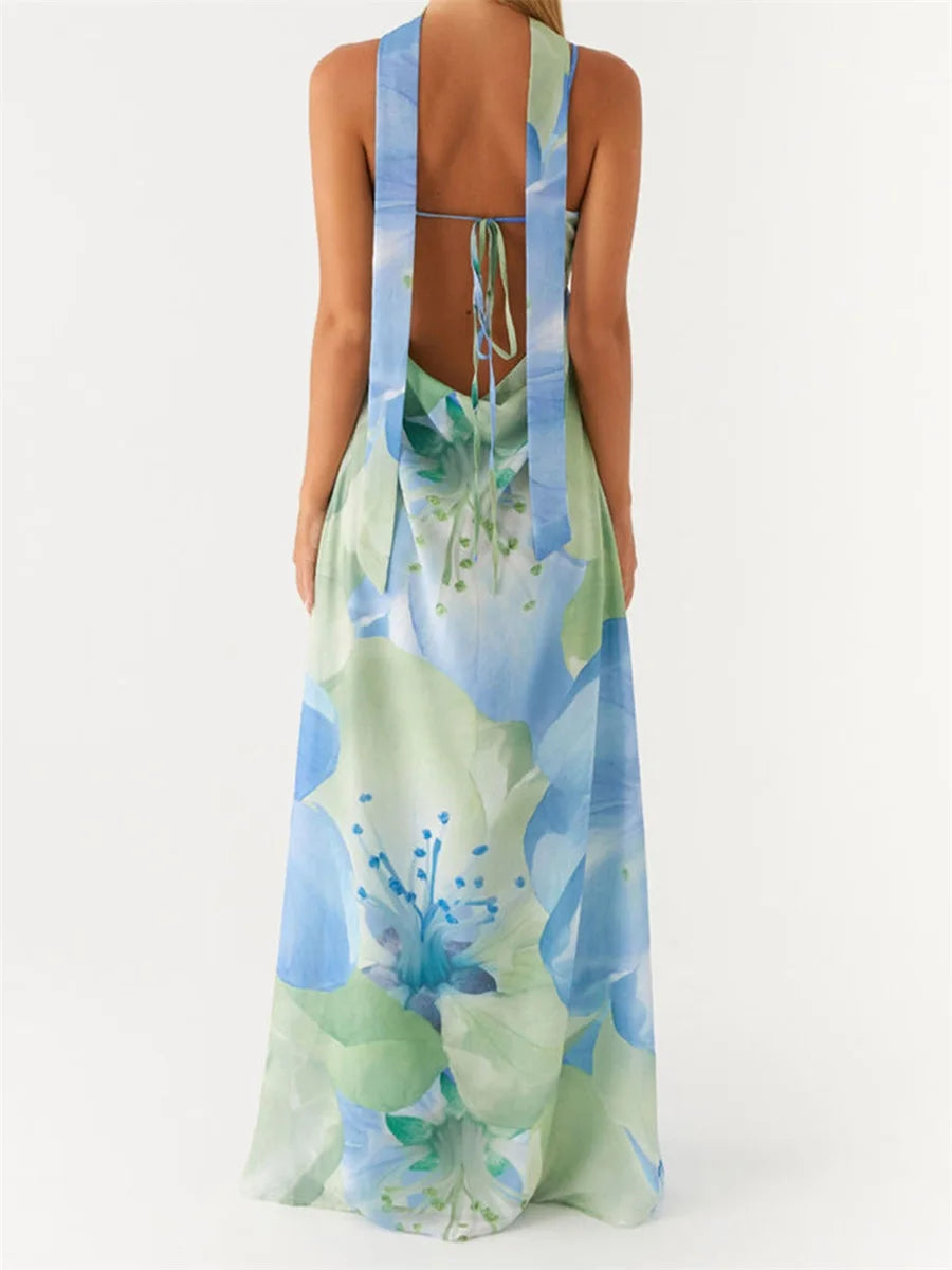 Elegant Lace Off-Shoulder Maxi Dress with Ruffle Hem and Belted Waist Perfect for Summer Weddings and Events