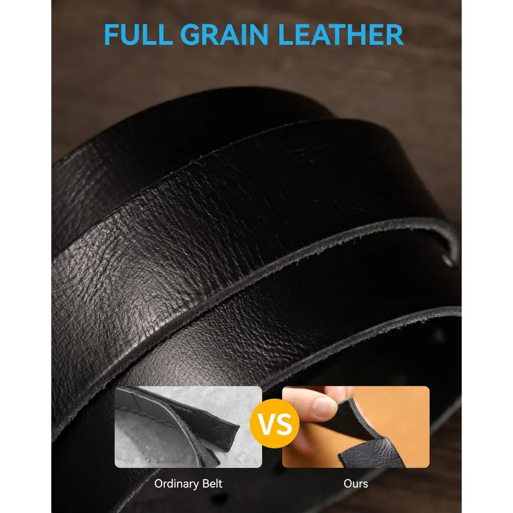 Mens Belts Casual with Genuine Leather - Handcrafted Elegance for Your Wardrobe