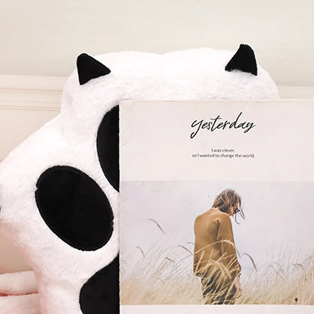 Cute Cat Paw Plush Backpack with Adjustable Straps Sweet School Bag JK Girls Bag Cartoon Backpack for Women Girls