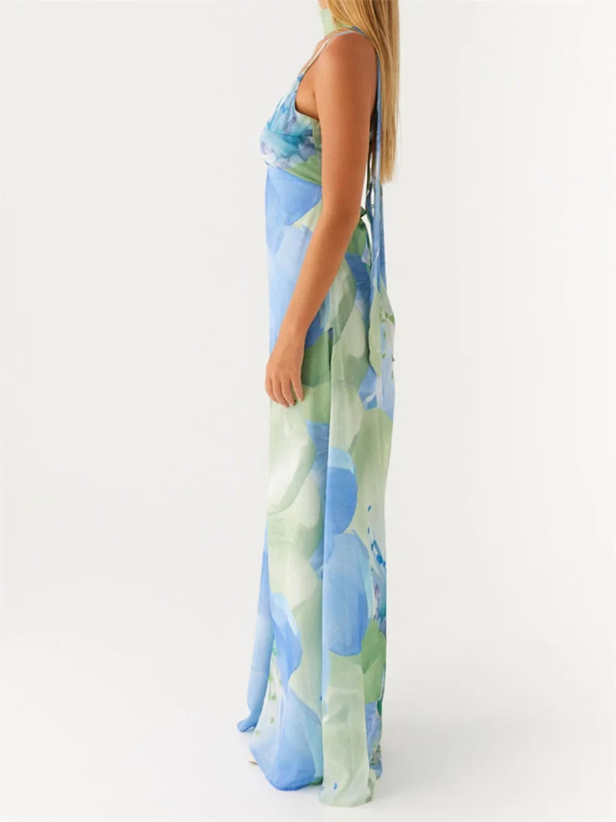 Elegant Lace Off-Shoulder Maxi Dress with Ruffle Hem and Belted Waist Perfect for Summer Weddings and Events