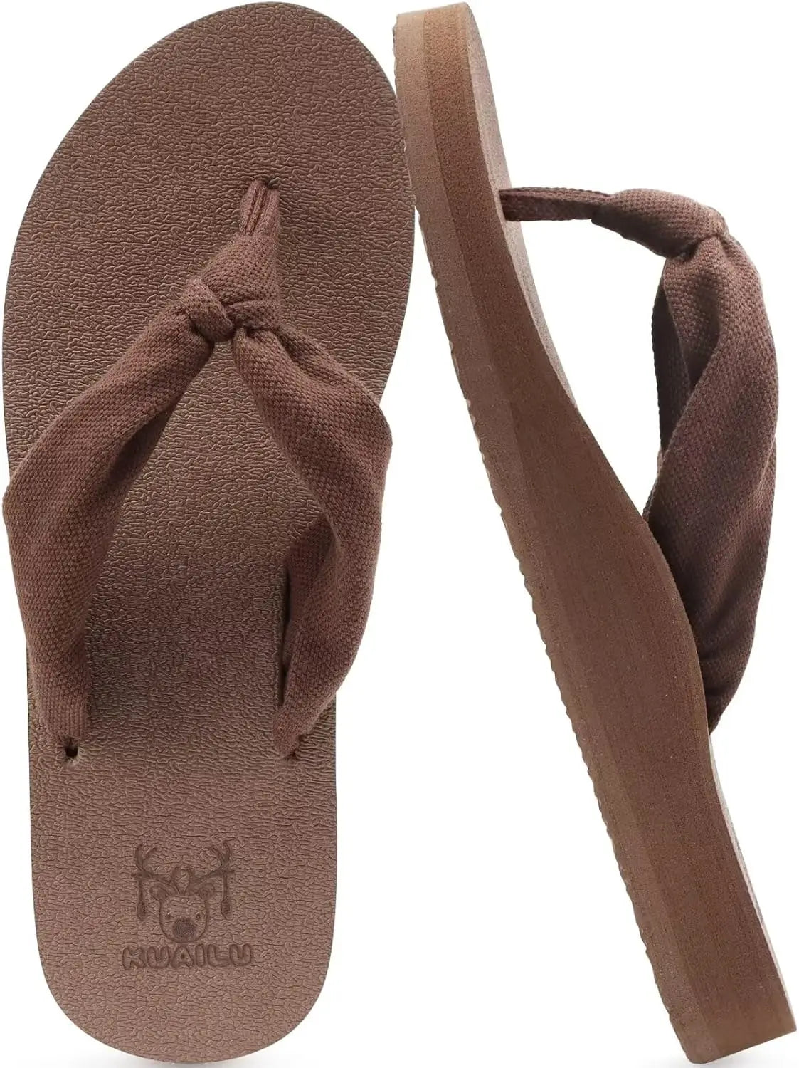 Flip Flops for Women with Arch Support Yoga Mat Comfortable Summer Beach Walking Thong Cushion Sandals Slip On Indoor Outdoor