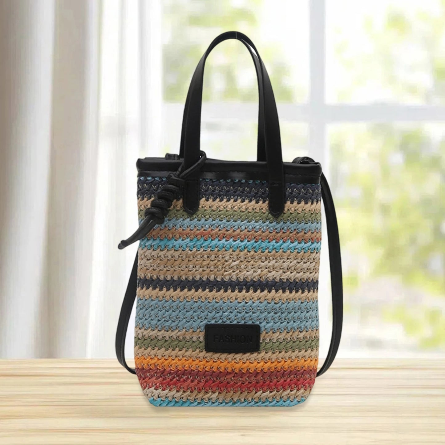 Stylish Women s Shoulder Bag with Vibrant Striped Design Lightweight Crossbody Purse for Cell Phone and Essentials Adjustable