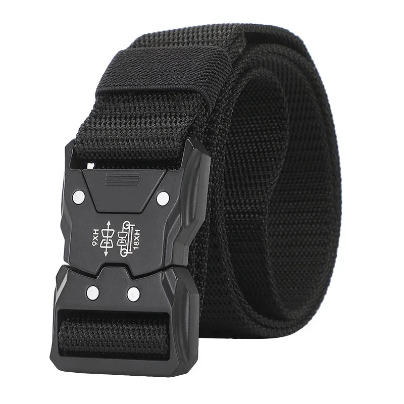 High Quality Tactical Belt Outdoor Work Training Belt Woven Belt Canvas Tactical Military Multi Function Combat Belt Denim Belt