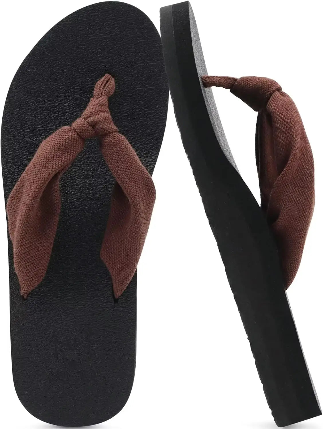 Flip Flops for Women with Arch Support Yoga Mat Comfortable Summer Beach Walking Thong Cushion Sandals Slip On Indoor Outdoor