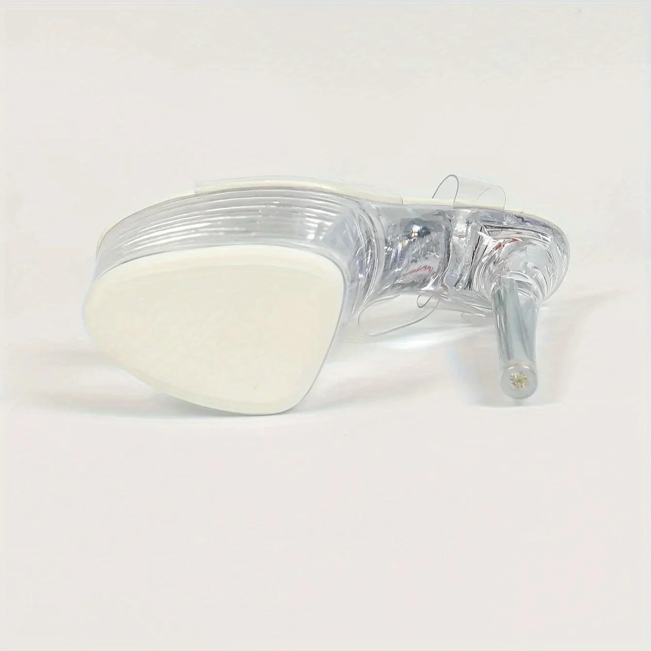 【Send from US Inc Taxs】Clear PVC 17cm High Heeled Sandals Women, Stiletto Fashion Show, Club, Nightlife Transparent Shoes LFD