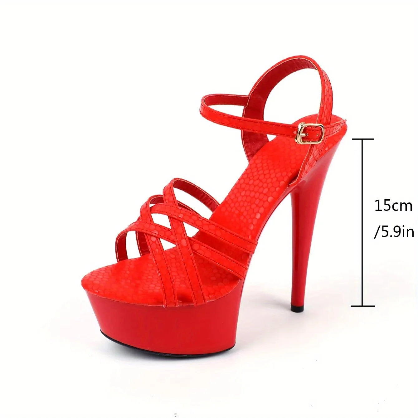 【Send from US Inc Taxs】Spring Women Clear Heels Sexy Platform Sandals Slipper 15cm Girls Shoe for Party Club Sandals LFD-8661-A3