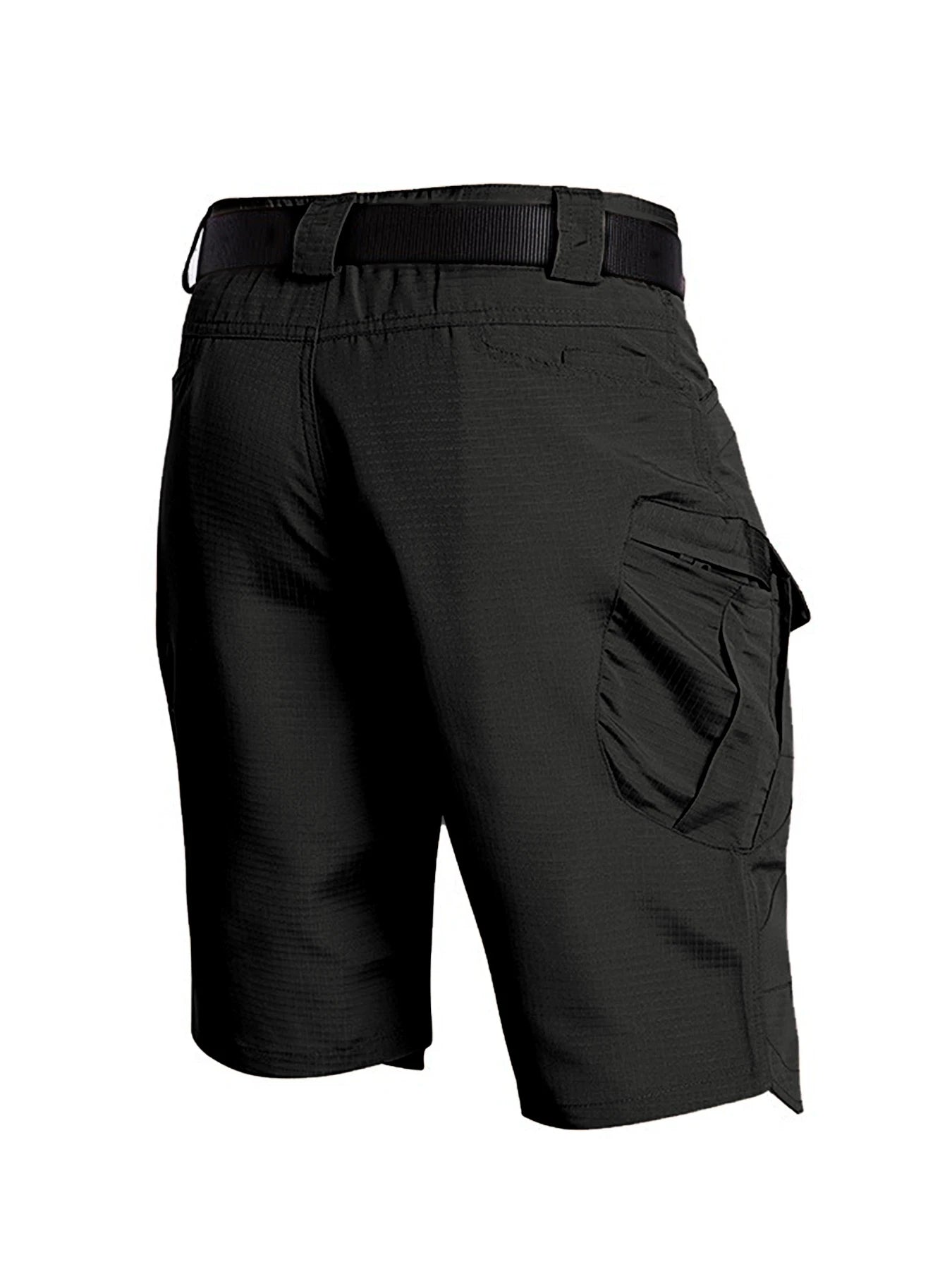 Summer Men Cargo Shorts Quick Dry Tactical Short Pants Multi-Pocket Shorts Men's Outdoor Hunting Fishing Knee Length Trousers