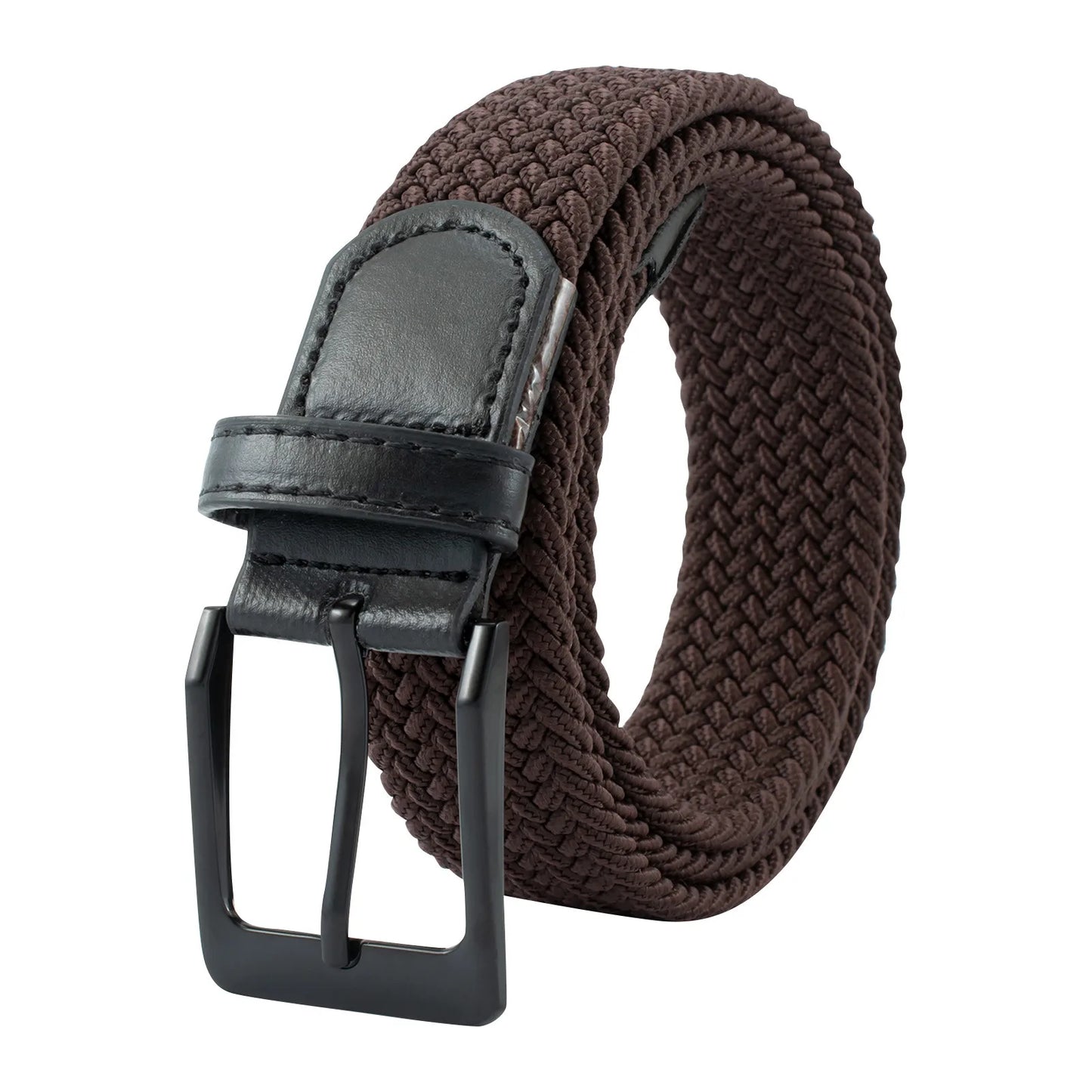 Maikun Canvas Belts For Men Fashion Metal Pin Buckle Military Tactical Strap Male Elastic Belt For Pants Jeans Casual Belt 