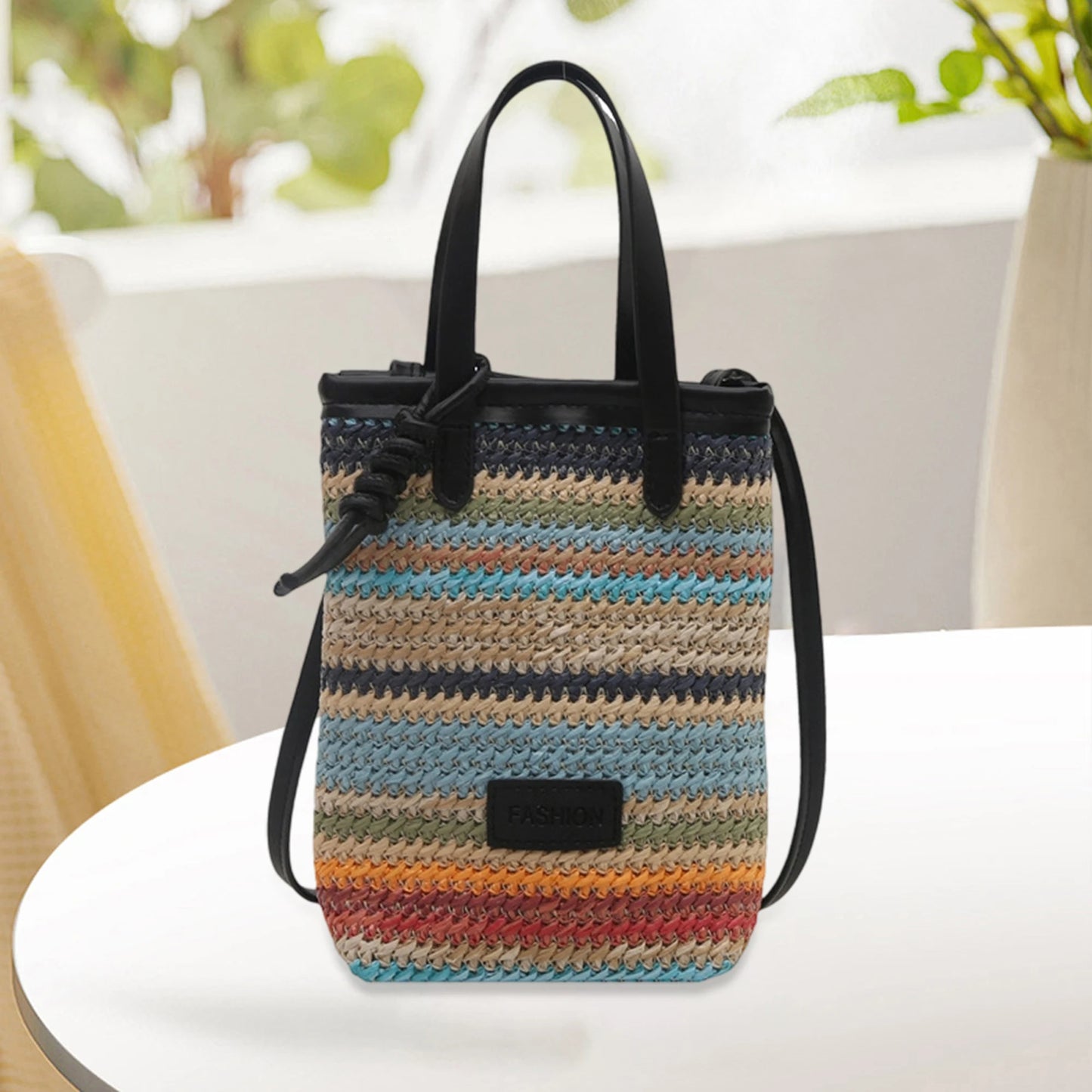 Stylish Women s Shoulder Bag with Vibrant Striped Design Lightweight Crossbody Purse for Cell Phone and Essentials Adjustable