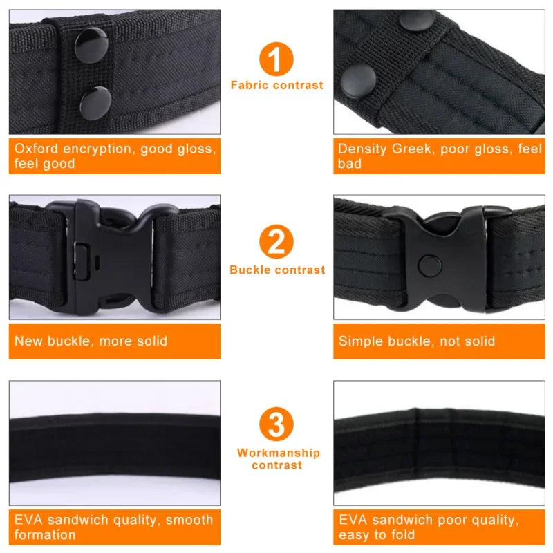 New Convas Belts Quick Release Tactical Belt Fashion Men Canvas Waistband Outdoor Hunting Camouflage Waist Strap