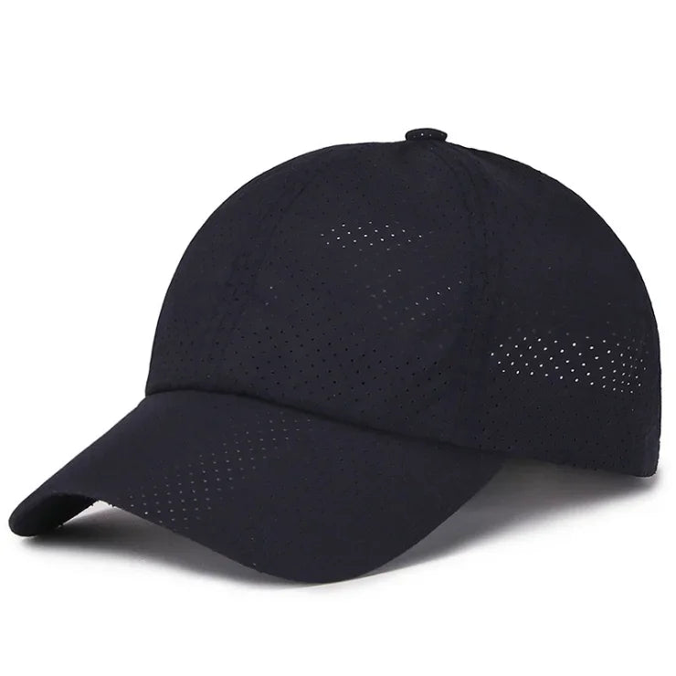 2025 New Summer Men Women Snapback Quick Dry Mesh Baseball Cap Sun Hat Bone Breathable Hats Adjustable outdoor hat