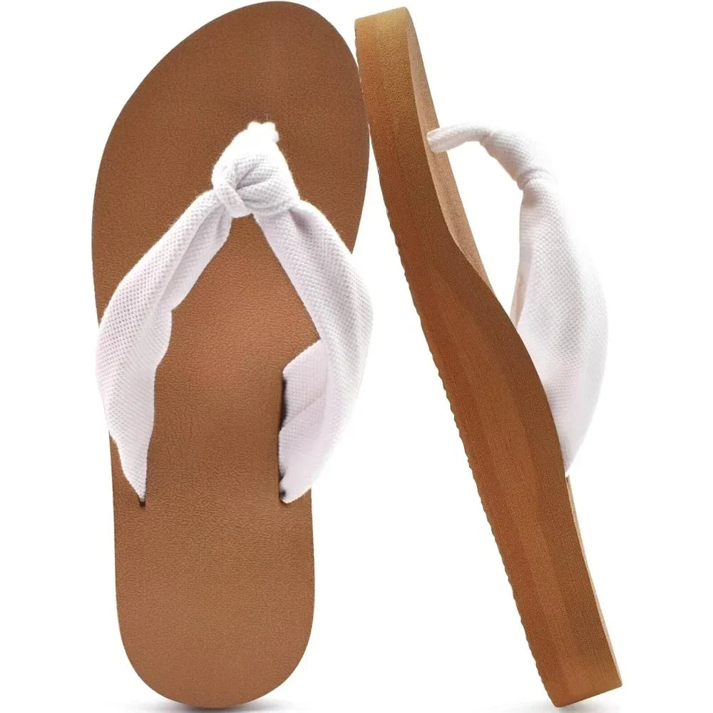 Flip Flops for Women with Arch Support Yoga Mat Comfortable Summer Beach Walking Thong Cushion Sandals Slip On Indoor Outdoor