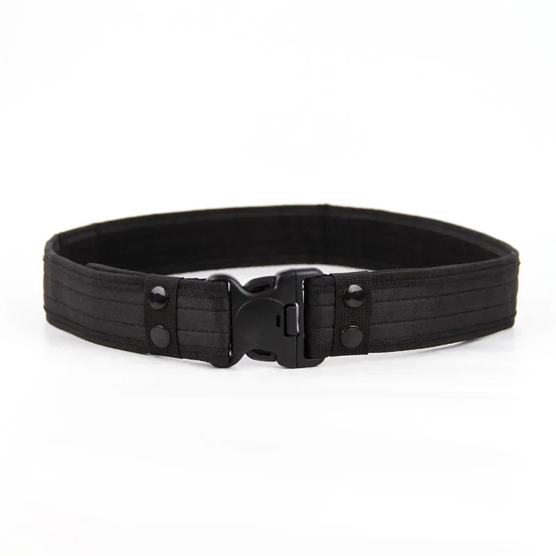 New Convas Belts Quick Release Tactical Belt Fashion Men Canvas Waistband Outdoor Hunting Camouflage Waist Strap