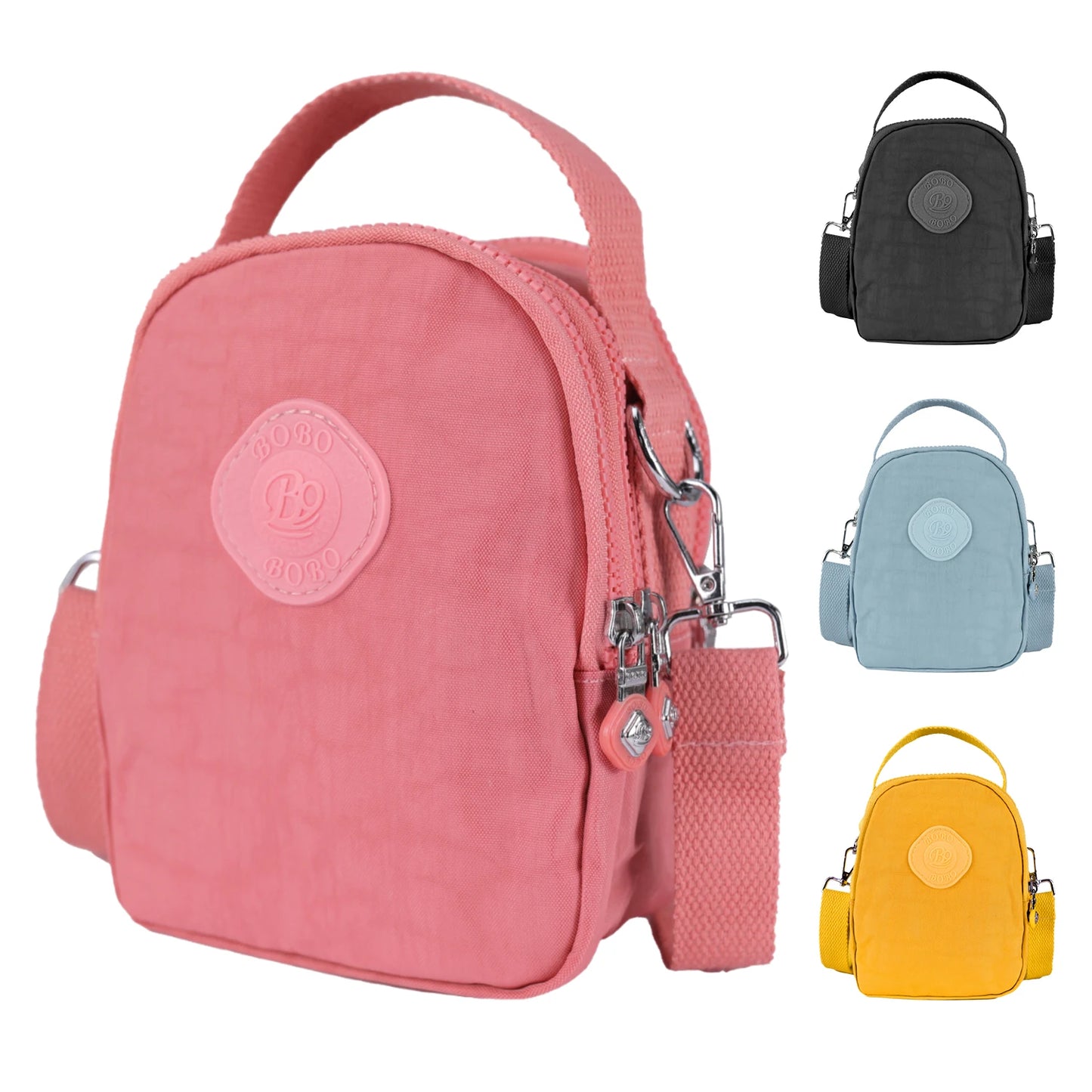 Lightweight Women's Crossbody Bags Small Messenger Purse with Shoulder Strap Waterproof Mini Tote & Multi-Pockets for Daily Use