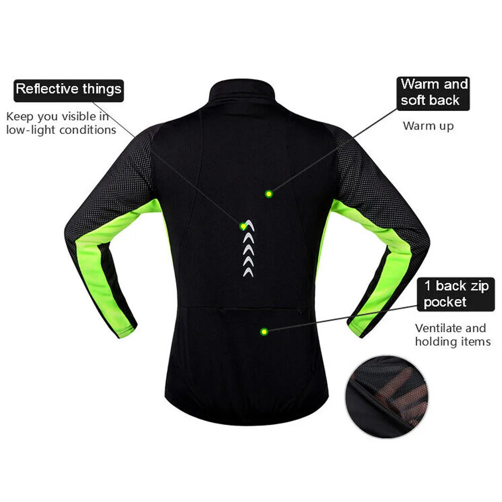 Cycling Jackets for Men Bike Coats Windproof Jacket Suitable for Slim Men Women