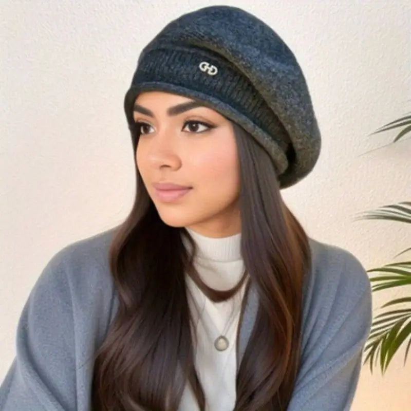 Winter Women's beret Winterproof Fall and winter all fashion warm foreign air ear-protection knitted woolen hat star Anise