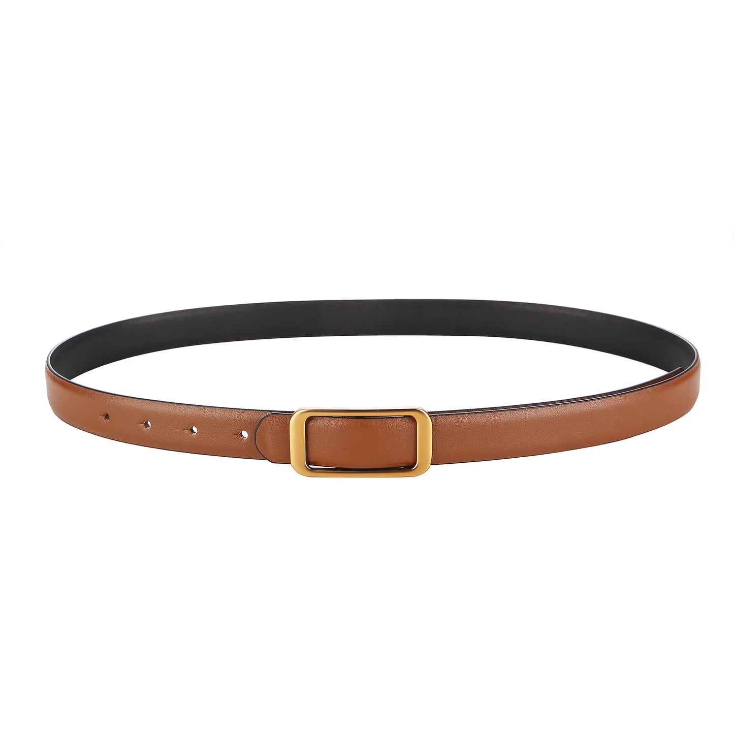 2025 New Luxury Double Sided Belt for Women 23mm Width Designer Fashion Belt Versatile Elegant and Stylish Accessory
