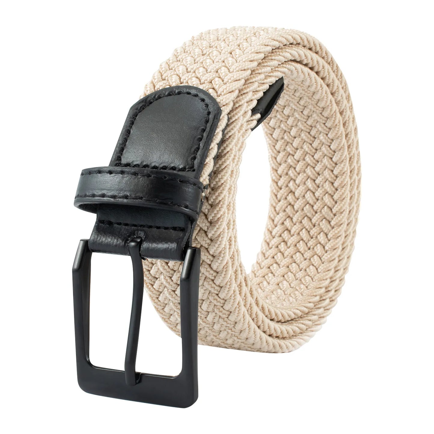 Maikun Canvas Belts For Men Fashion Metal Pin Buckle Military Tactical Strap Male Elastic Belt For Pants Jeans Casual Belt 