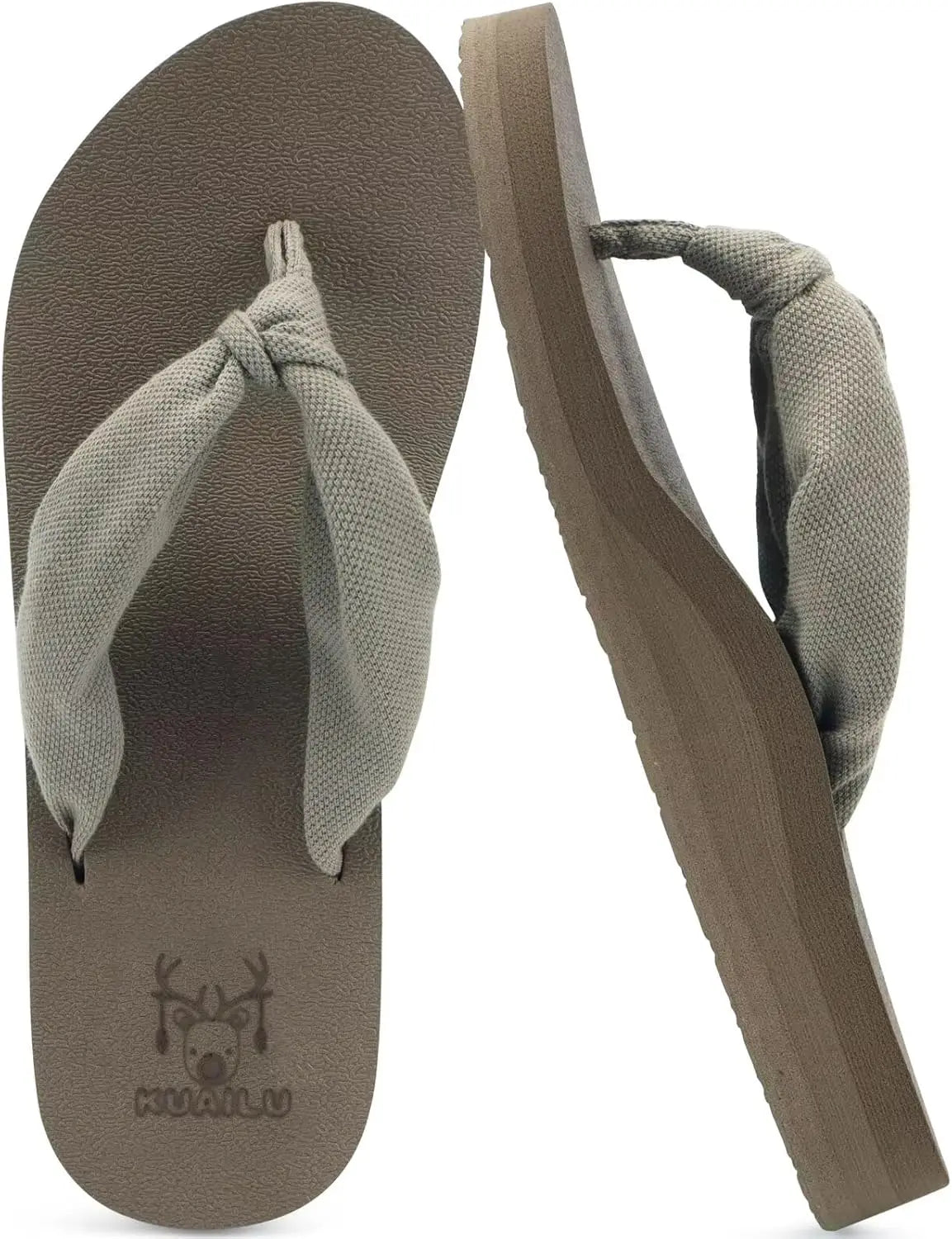 Flip Flops for Women with Arch Support Yoga Mat Comfortable Summer Beach Walking Thong Cushion Sandals Slip On Indoor Outdoor