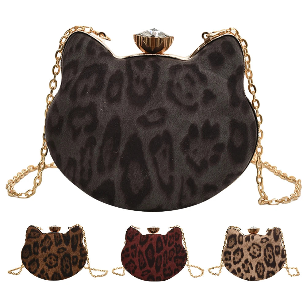 Women Chain Decor Crossbody Bag Clutch Purse Small Shoulder Bag for Bride Wedding