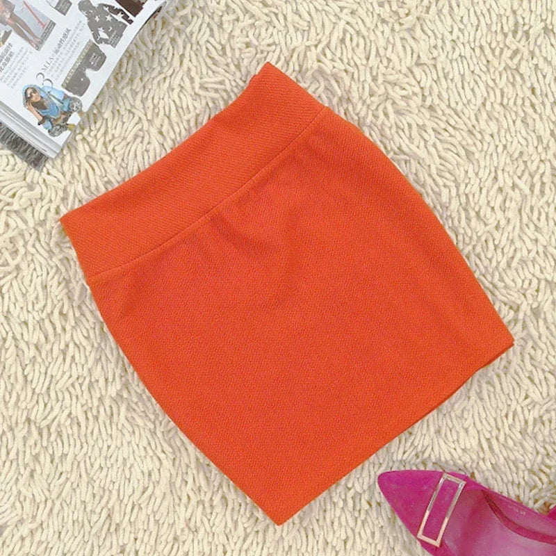 Black Mini Skirts Women Summer Sexy Girls Slim Micro Skirts Party Harajuku Package Hip Above Knee Short Skirts Female Y2K