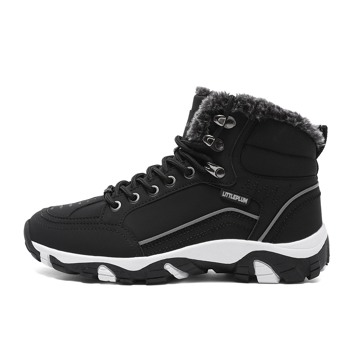 Womens Winter Hiking Boots Waterproof Non Slip Warm Lined Snow Boots for Outdoor Trekking