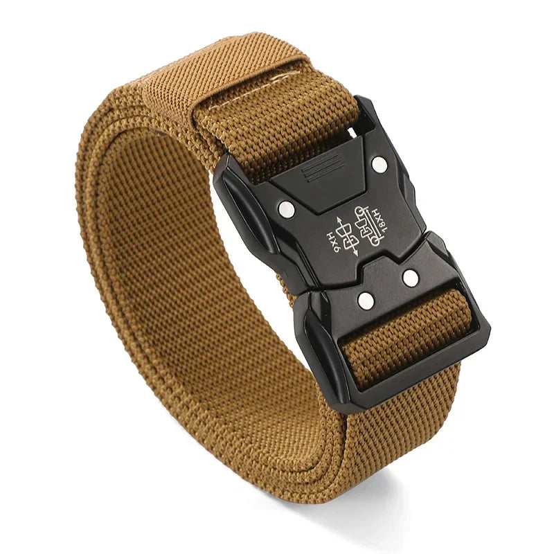 High Quality Tactical Belt Outdoor Work Training Belt Woven Belt Canvas Tactical Military Multi Function Combat Belt Denim Belt