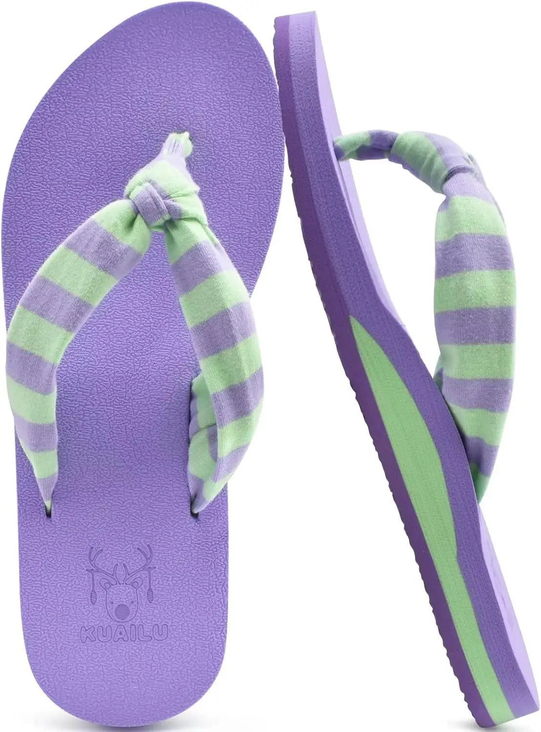 Flip Flops for Women with Arch Support Yoga Mat Comfortable Summer Beach Walking Thong Cushion Sandals Slip On Indoor Outdoor