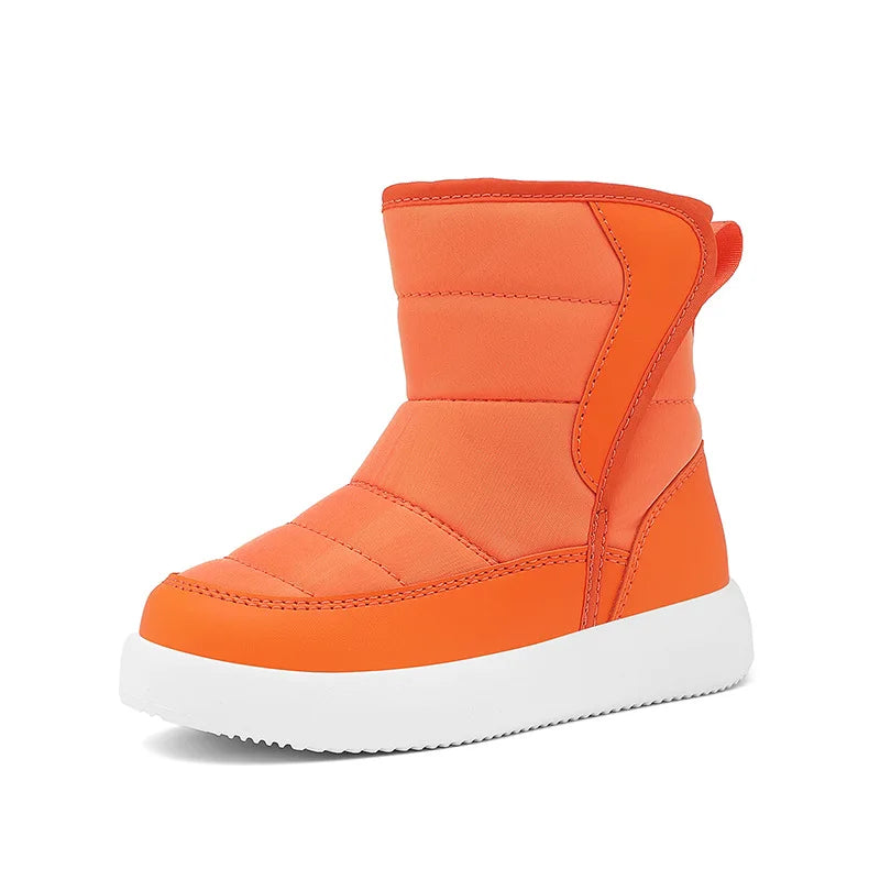 Boys Girls Toddler Snow Boots Waterproof Winter Boots Warm Fur Lined Winter Snow Boots for Outdoor