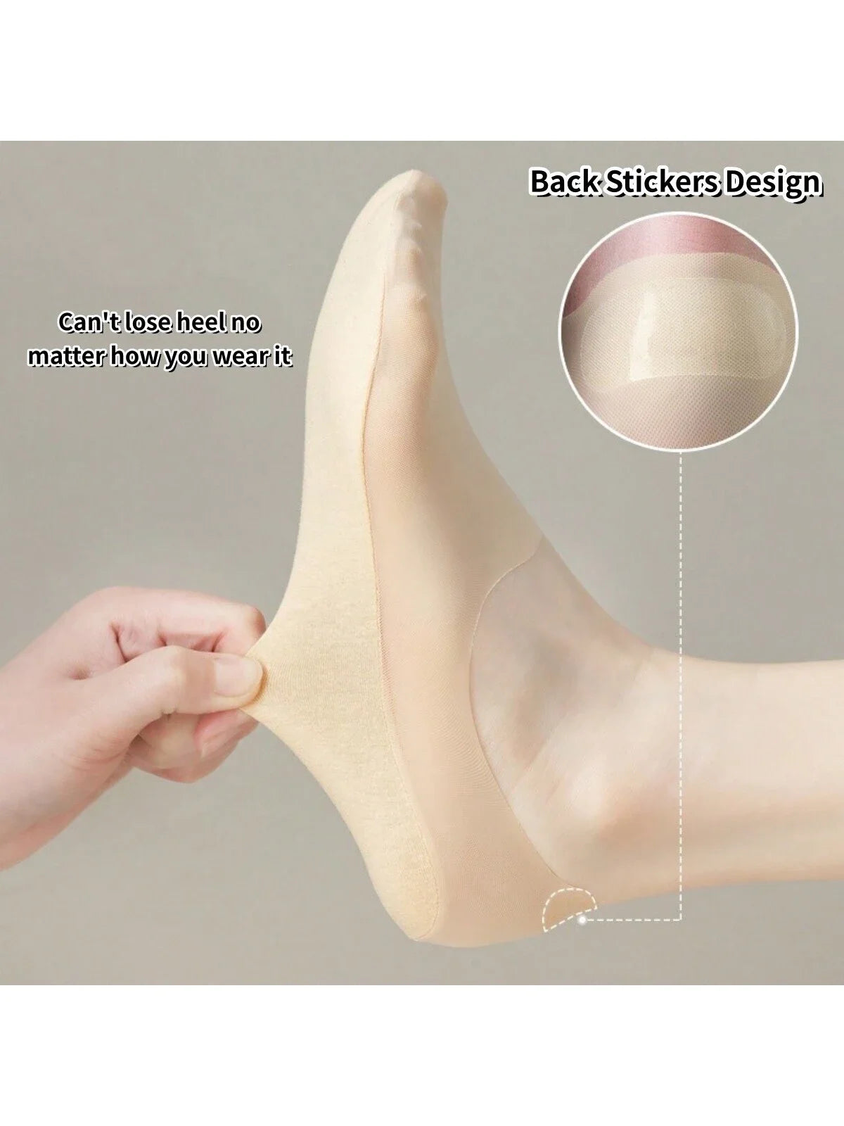 1 Pair Women's Summer Socks, Comfortable And Breathable Boat Socks, Ultra-Thin Ice Silk Gauze Socks, Women's Shallow Mouth Sock