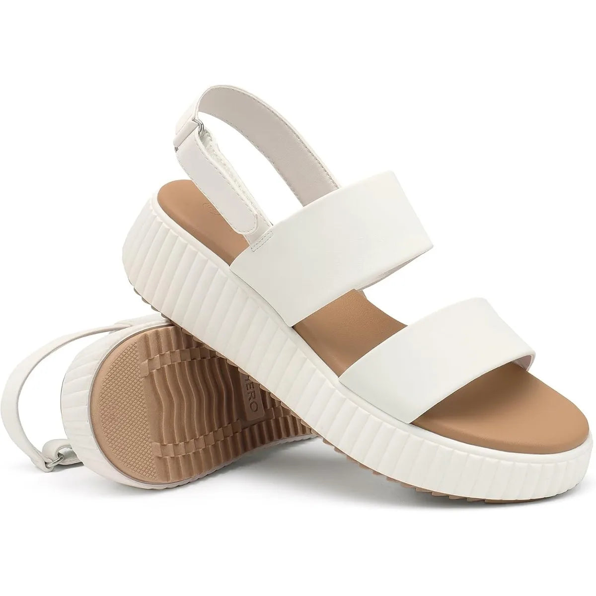 Women's Platform Sandals Comfortable Open Toe Ankle Strap Adjustable Wedge Sandals