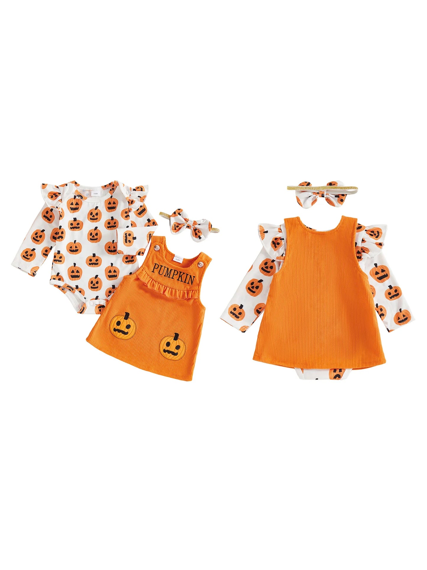 Toddler Boy Halloween Costume Ghost Print Short Sleeve Romper and Suspender Pants Bow Tie Set with Hat and Socks