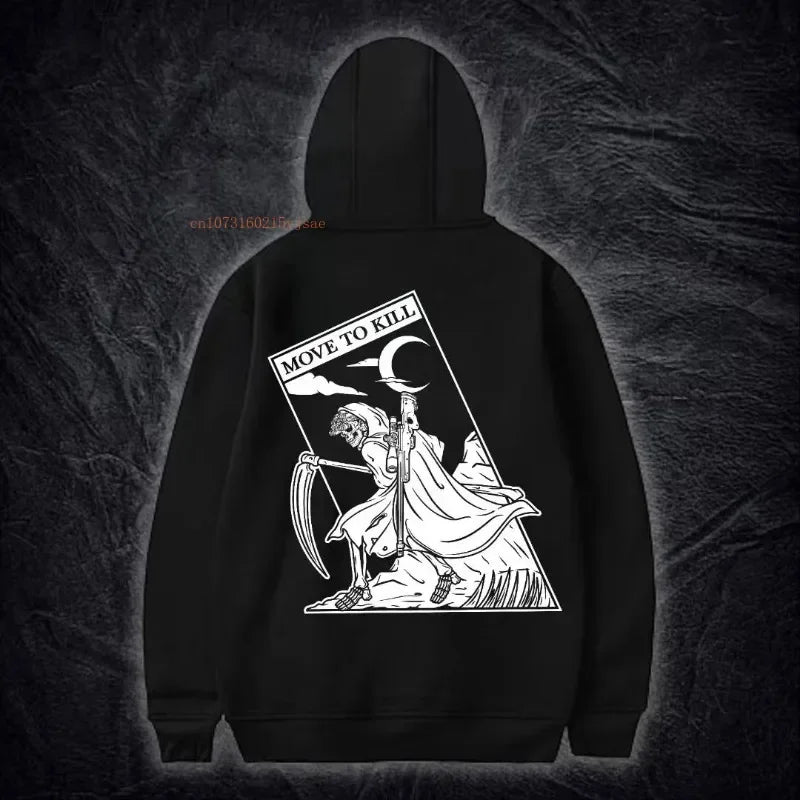 Black Cotton Thickened Pullover Hoodie Men Women Spring New Netroots Design Pattern Printing Sports Hoodie Ins Tide Loose Tops