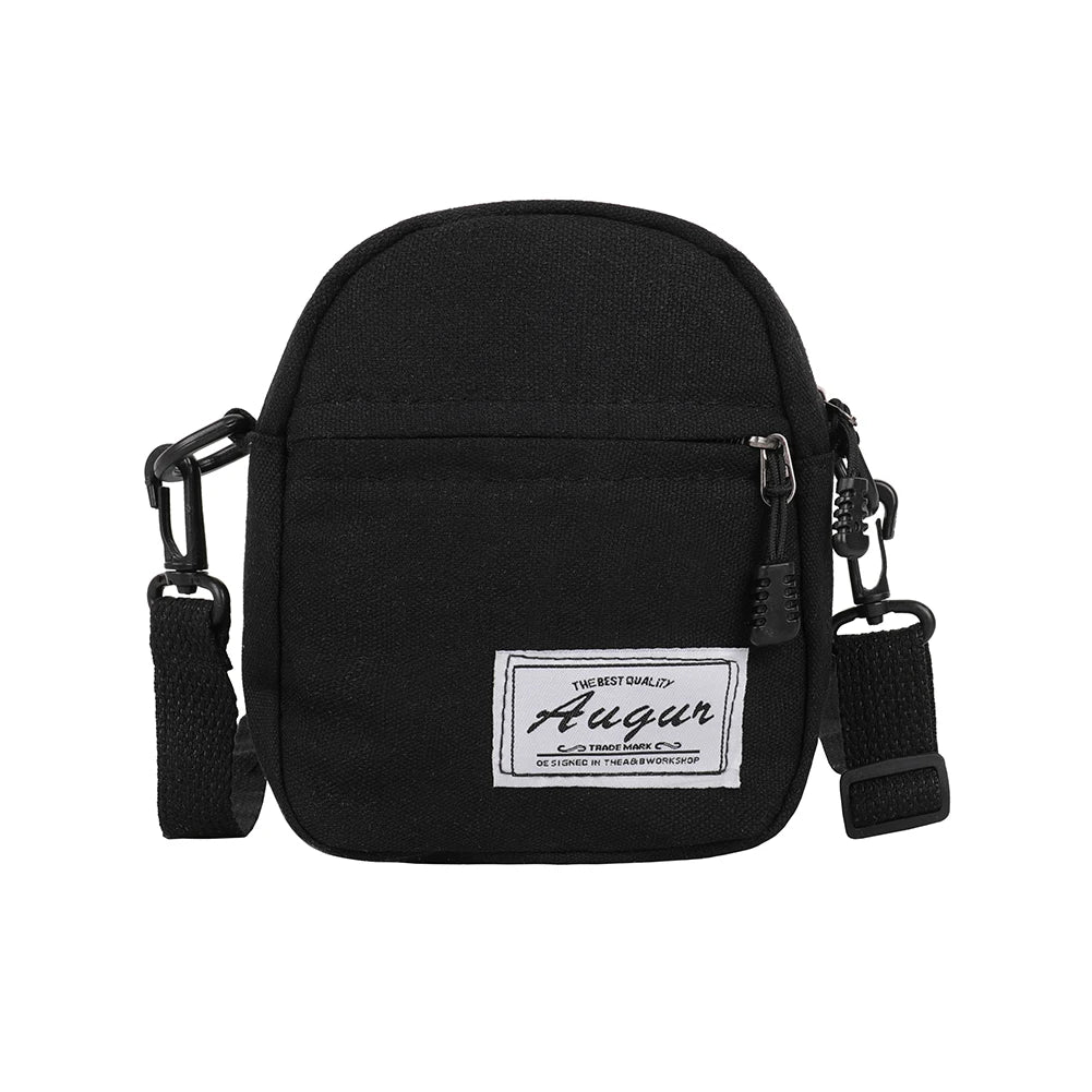 Fashion Women Canvas Bags Patchwork Mini Wallet Phone Shoulder Messenger Bags Multilayers Vintage Design Lady Handbag
