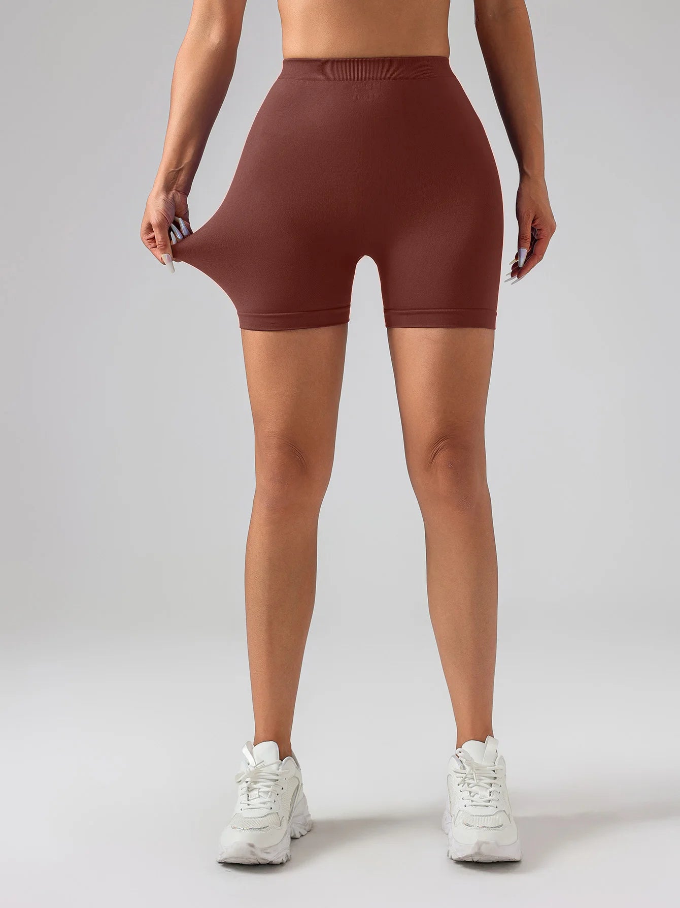 3 Pack Us Local Women's Fitness Shorts V-High Waisted Yoga Shorts,Moisture-Wicking Breathable And Stretchy