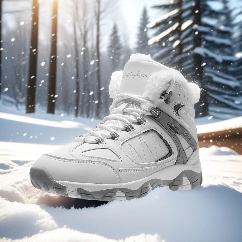 Women's Winter Snow Boots Lightweight Warm Faux Fur Lined Ankle Boot