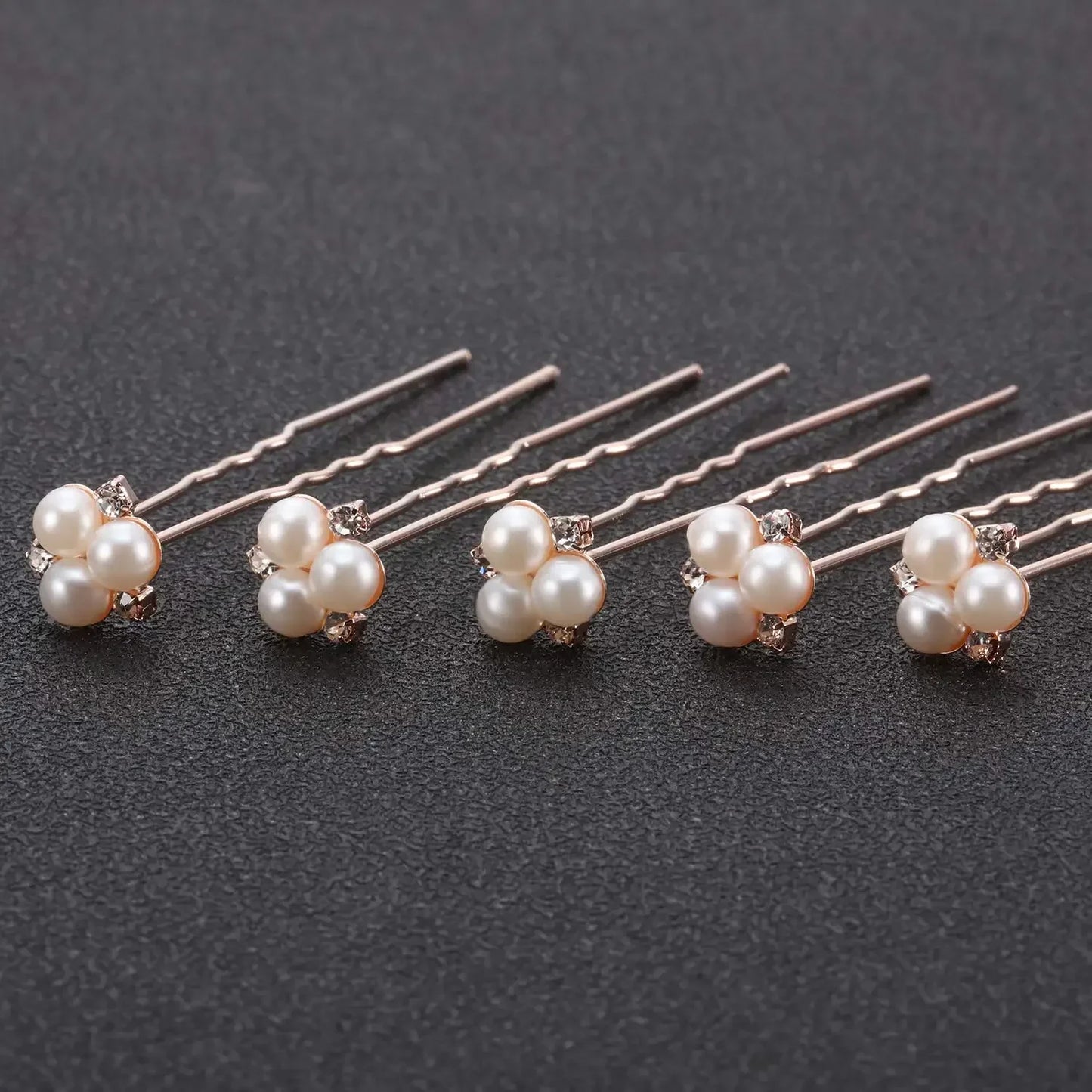 18 Pcs Pearl Hair Pins Bridal Hair Accessories Pearl Crystal Bridal Hairpin Wedding Hair Accessories Pearl Hair Pins for Brides
