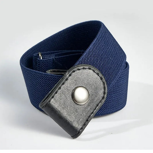 Simple Fashionable Belt Invisible Elastic Versatile Clothing Decoration Jeans Buttonless Elastic Belt Men's Invisible Belt