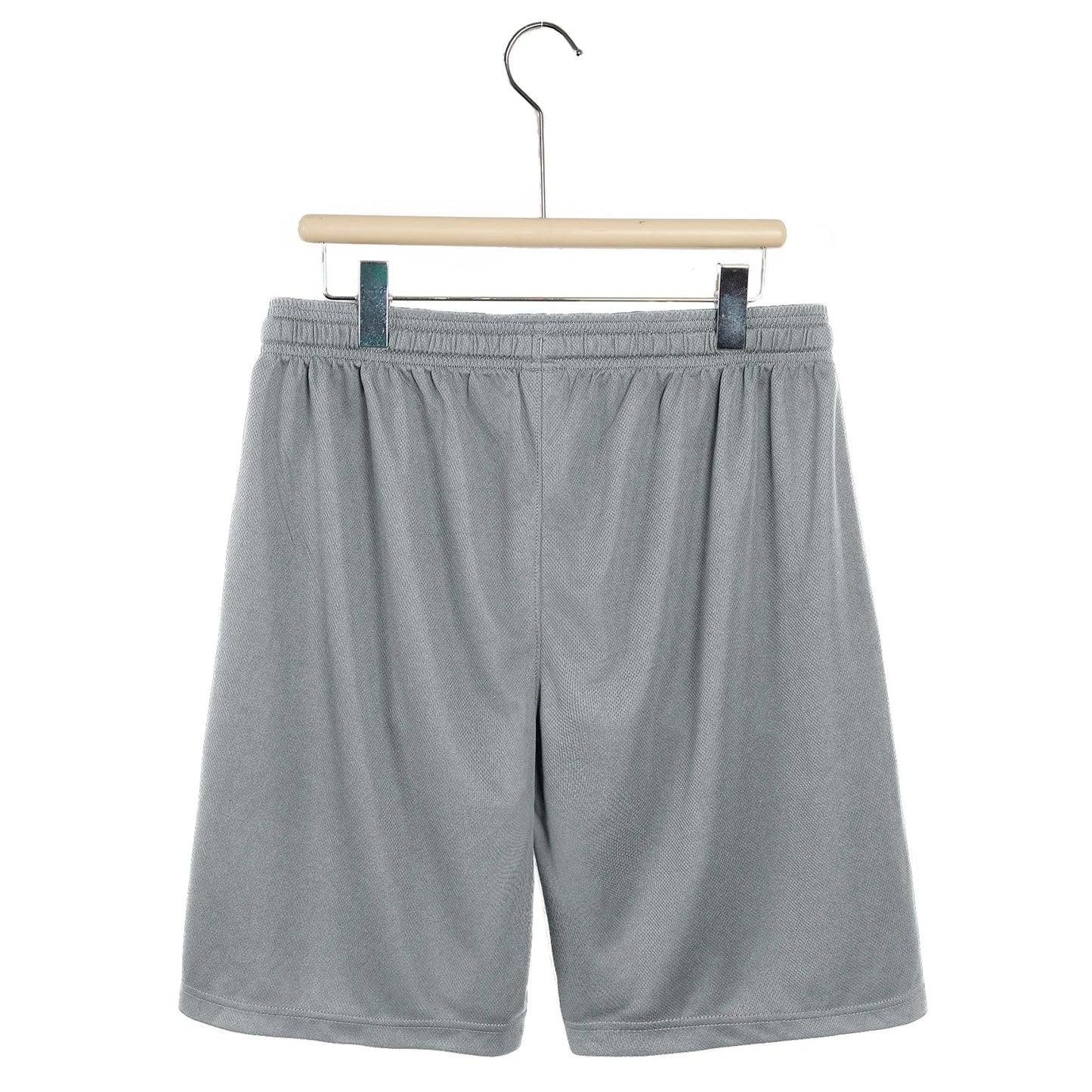 7 pieces of men's sports shorts - polyester elastic band pocket quick drying breathable fitness shorts