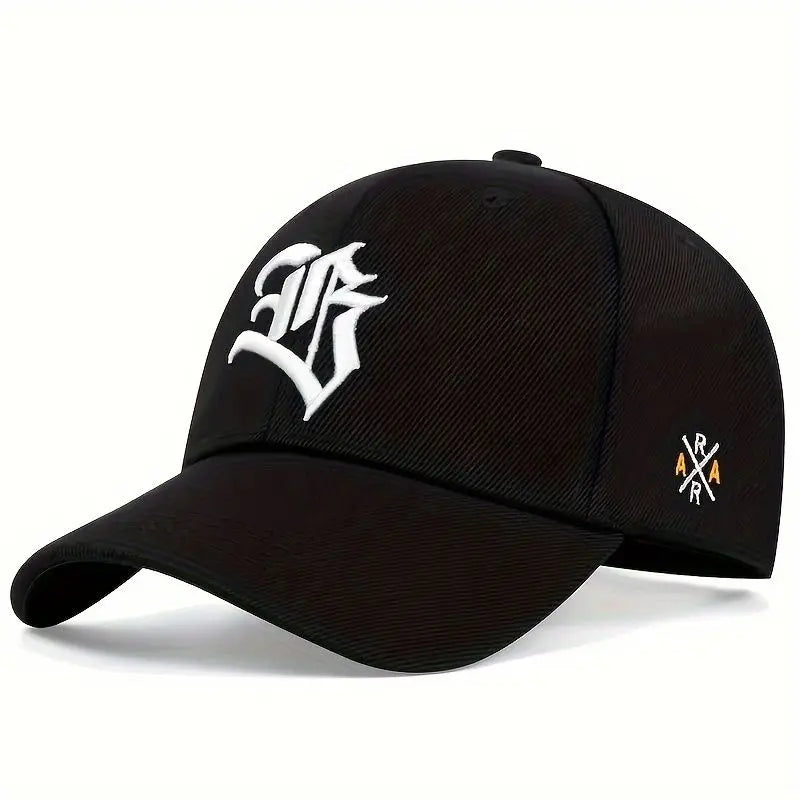 Men's lettered embroidered baseball cap Casual breathable sunscreen cap Outdoor fashion visor