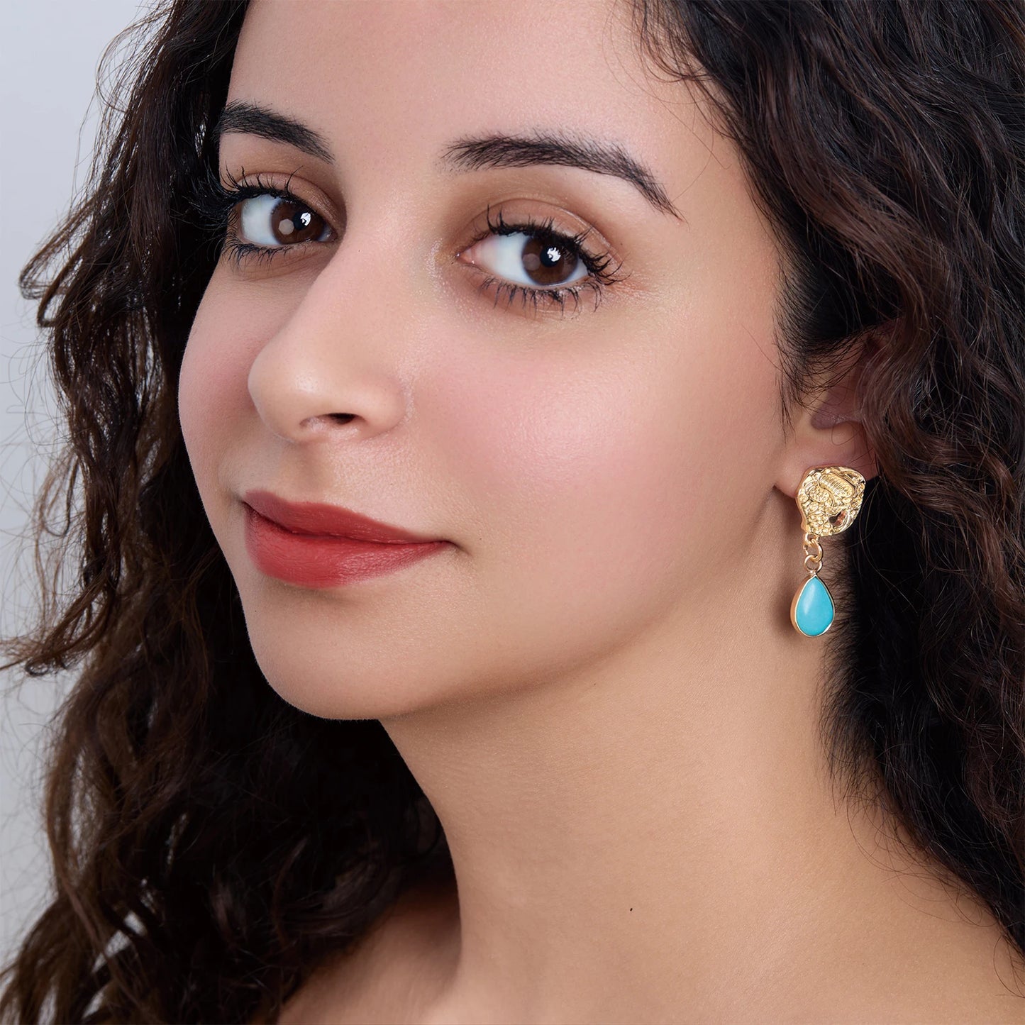 925 Silver, Teardrop Turquoise Earrings, Women's Earrings with Teardrop Turquoise, For Girls, Fashion, Luxury, Daily Wear, Datin