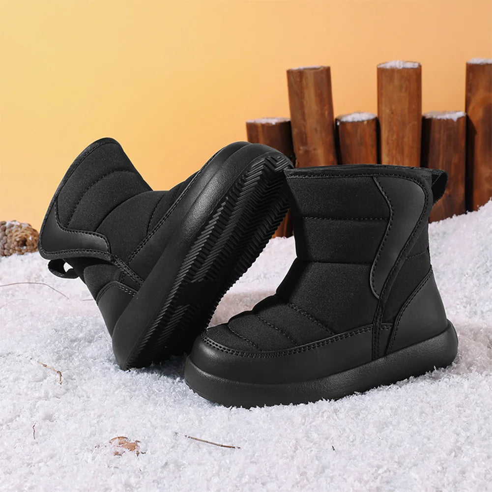 Boys Girls Toddler Snow Boots Waterproof Winter Boots Warm Fur Lined Winter Snow Boots for Outdoor