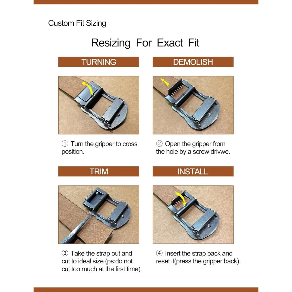 Ratchet Belt for Men and Women Classic Design for Casual Wear and Jeans