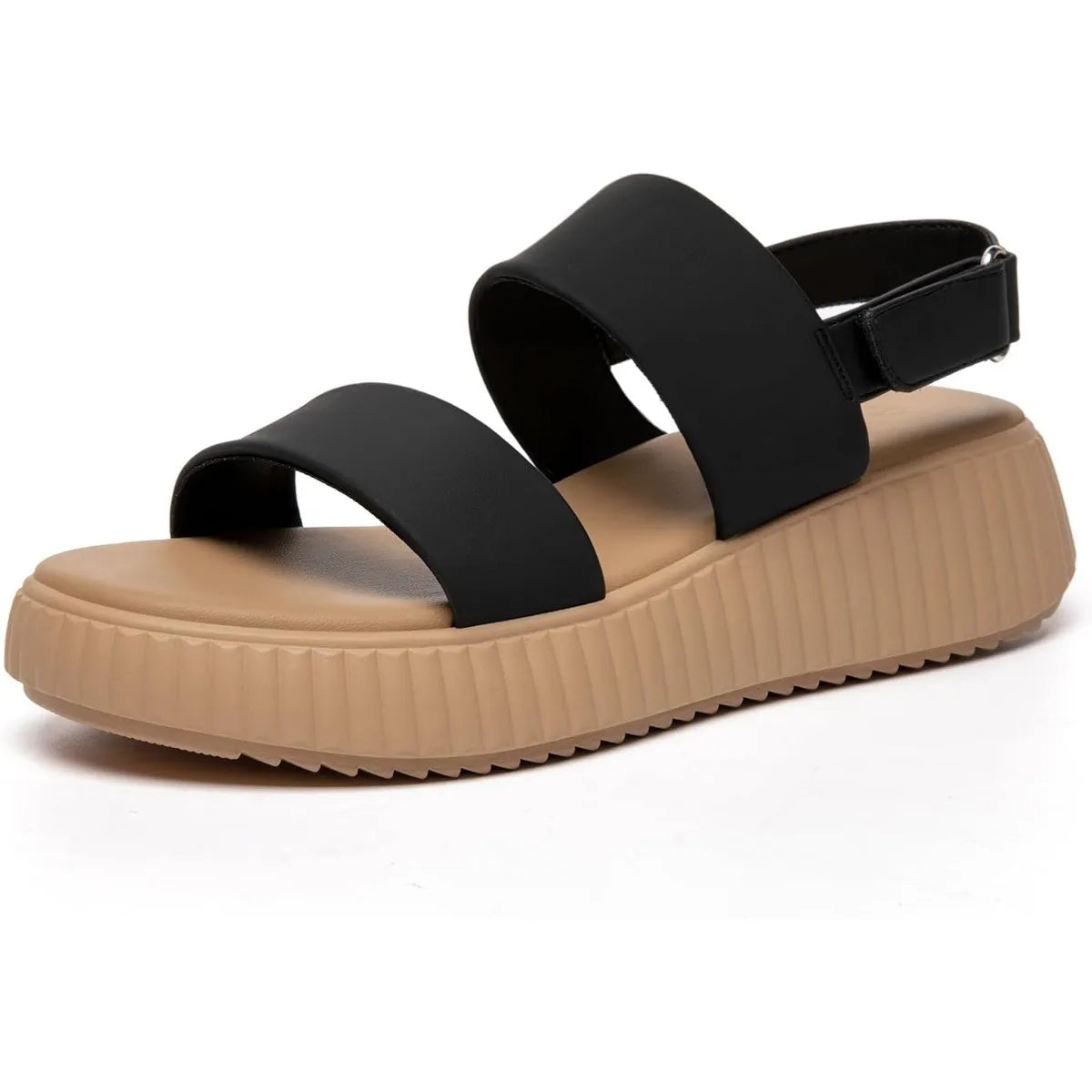 Women's Platform Sandals Comfortable Open Toe Ankle Strap Adjustable Wedge Sandals