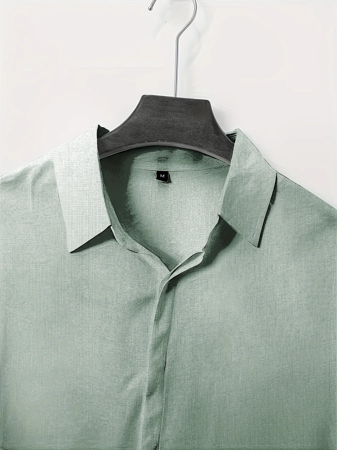 Men's Linen Long-sleeved T-shirt Loose Undershirt Solid Color Long-sleeved Cotton And Linen Shirt Men's Shirt