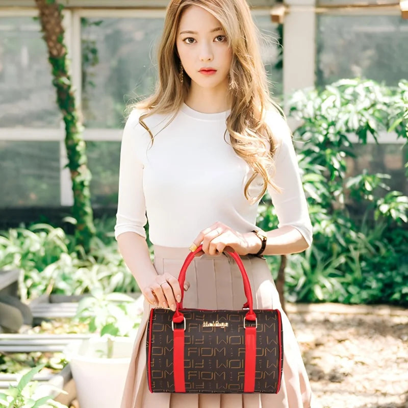 Pahajim 6-Pcs Women Handbag Purse Shoulder Totes Satchel Bags Top-Handle Boston Bag Crossbody Bag Wallet Messenger Set